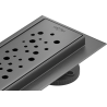 Mexen Flat 360° M12 Drehbarer Rinnenablauf 100 cm, gebürstetes Gun Gray - 1E21100-40