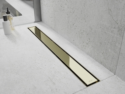 Mexen Flat M13 Abdeckung 2-in-1 für Linienablauf 70 cm, Gold - 1519070