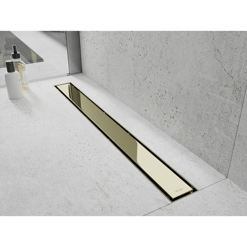 Mexen Flat M13 Abdeckung 2-in-1 für Linienablauf 60 cm, gold - 1519060
