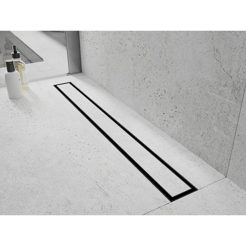 Mexen Flat M13 Linienablauf 2-in-1 160 cm, schwarz - 1710160