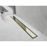 Mexen Flat 360° M13 Drehbarer Linearablauf 2-in-1 80 cm, Gold - 1510080-40