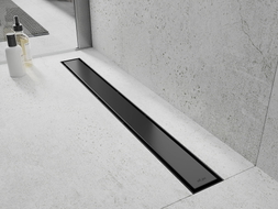 Mexen Flat 360° M13 Drehbarer Linienabfluss 2-in-1 80 cm, schwarz - 1710080-40