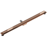 Mexen Flat M13 Linienabfluss 2-in-1 120 cm, Roségold - 1610120