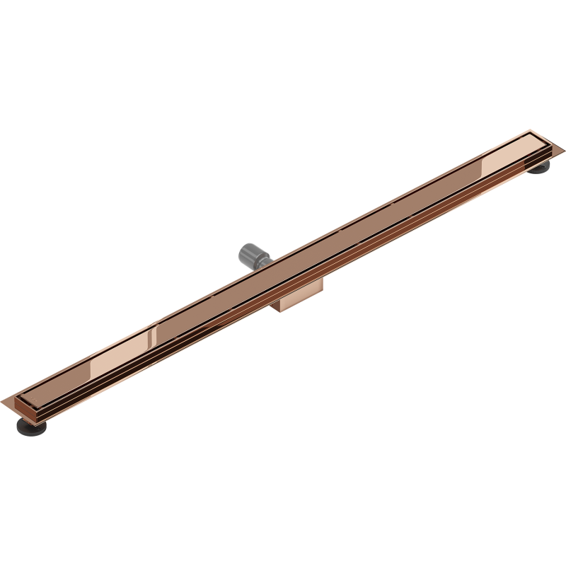 Mexen Flat M13 Linearer Abfluss 2-in-1 150 cm, Roségold - 1610150