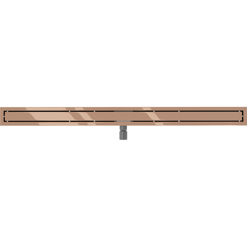 Mexen Flat M13 Linearer Abfluss 2in1 160 cm, Roségold - 1610160