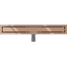 Mexen Flat M13 Linienentwässerung 2-in-1 60 cm, Roségold - 1610060-15