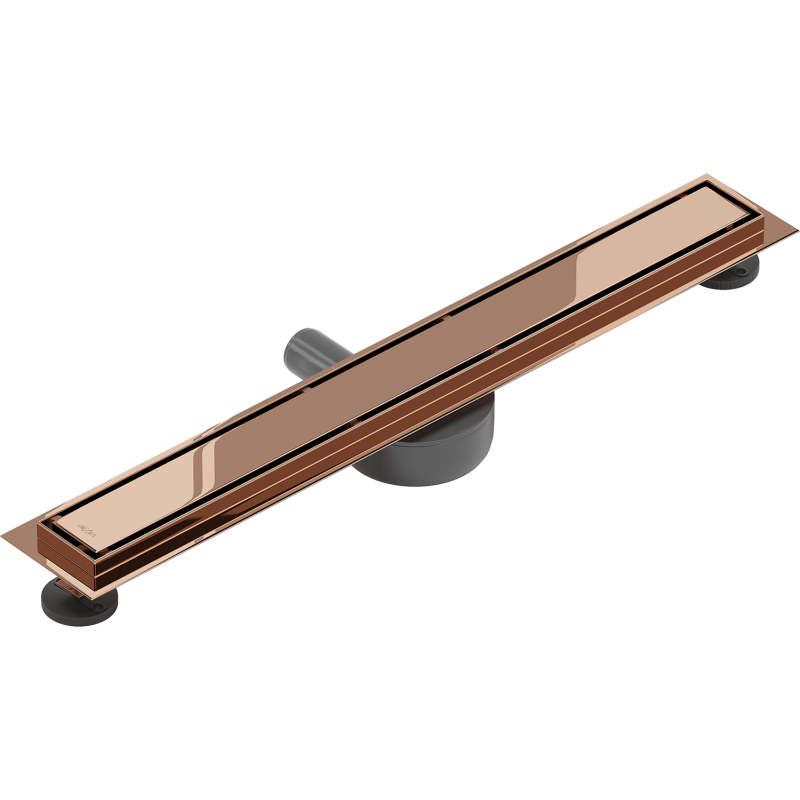 Mexen Flat 360° M13 Drehbarer Linienablauf 2-in-1 60 cm, Roségold - 1610060-40