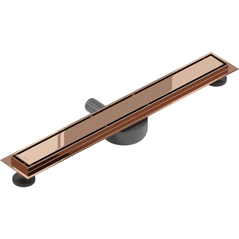 Mexen Flat 360° M13 drehbare Linienentwässerung 2-in-1 70 cm, Roségold - 1610070-40