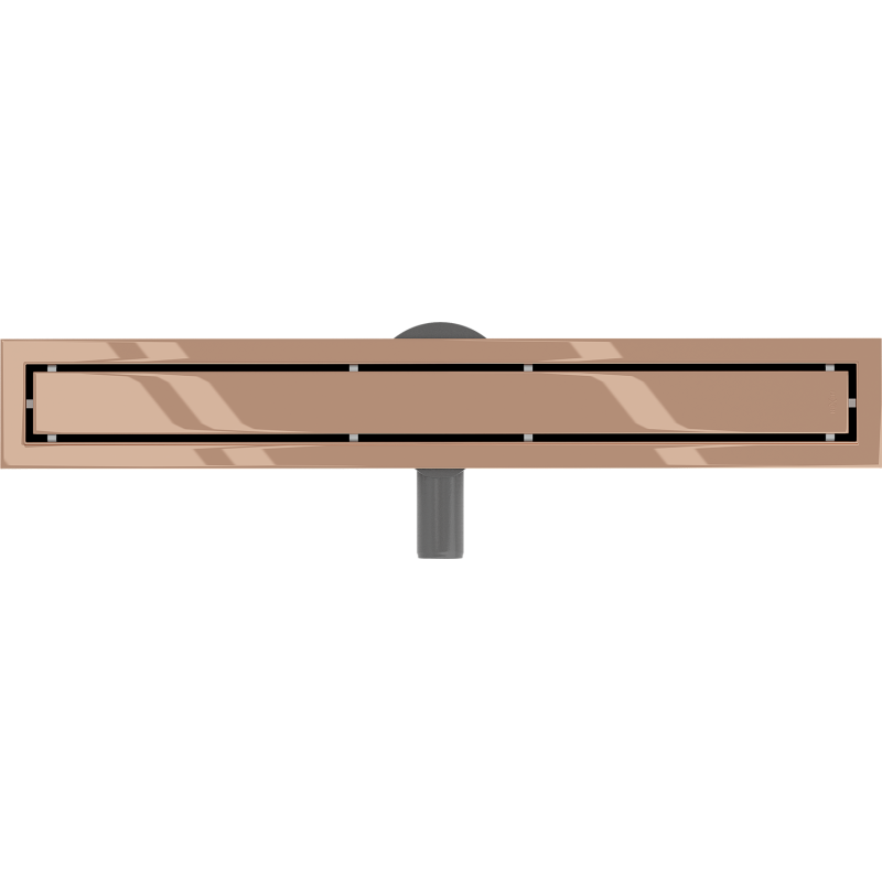 Mexen Flat 360° M13 drehbare Linienentwässerung 2-in-1 70 cm, Roségold - 1610070-40