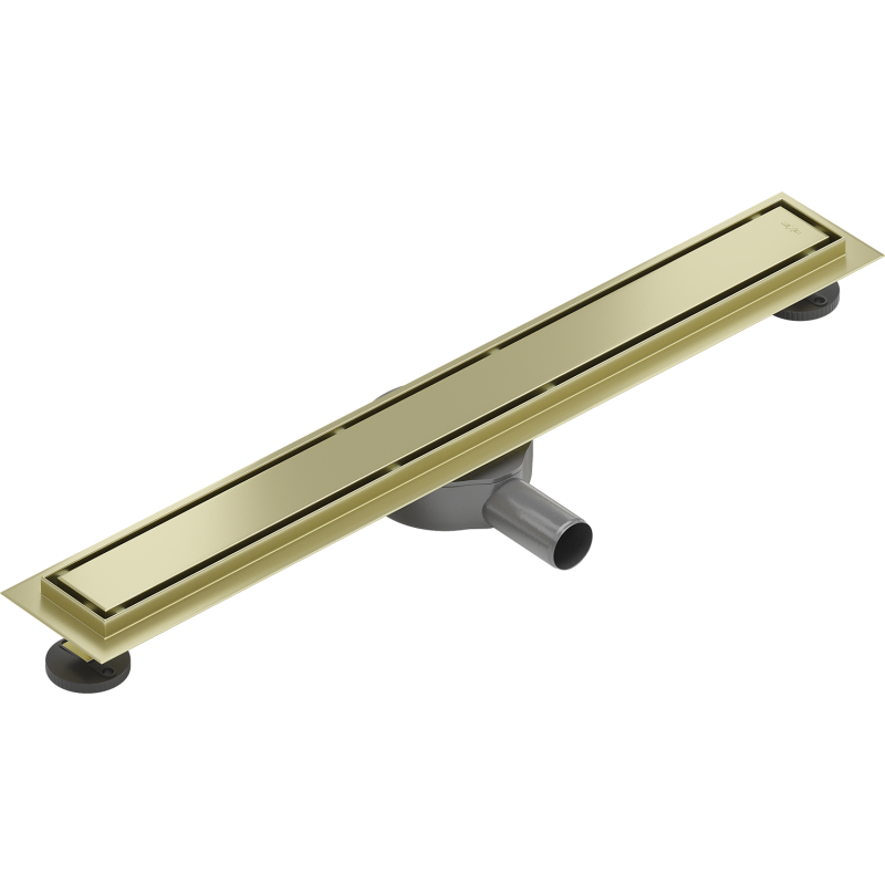 Mexen Flat 360° M13 Drehbarer Linienablauf 2-in-1 50 cm, gebürstet gold - 1A10050-40