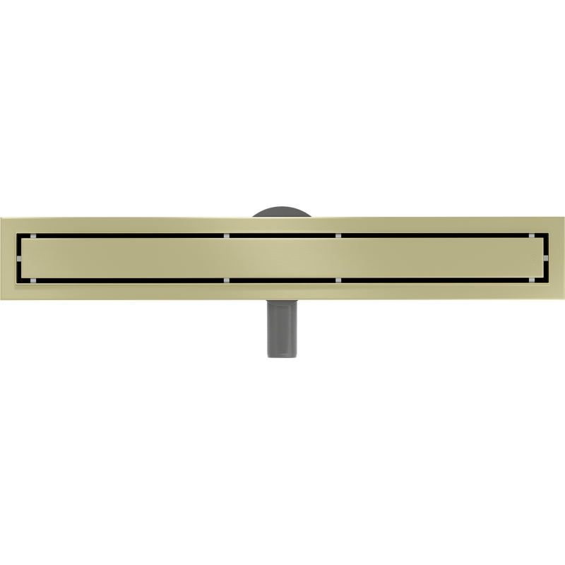 Mexen Flat 360° M13 Drehbarer Linienablauf 2-in-1 50 cm, gebürstet gold - 1A10050-40