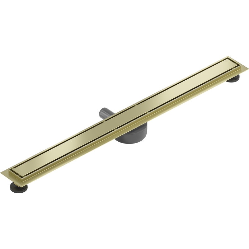 Mexen Flat 360° M13 drehbarer Linienabfluss 2-in-1 80 cm, gold gebürstet - 1A10080-40