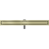 Mexen Flat 360° M13 drehbarer Linienabfluss 2-in-1 80 cm, gold gebürstet - 1A10080-40