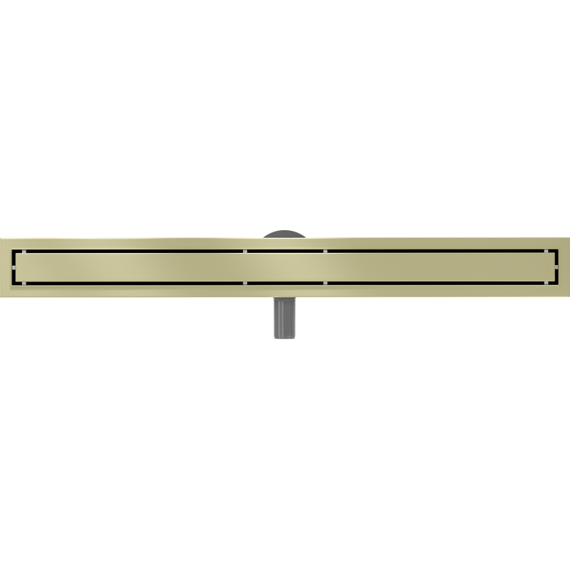 Mexen Flat 360° M13 Drehbarer Linearablauf 2-in-1 90 cm, gebürstetes Gold - 1A10090-40