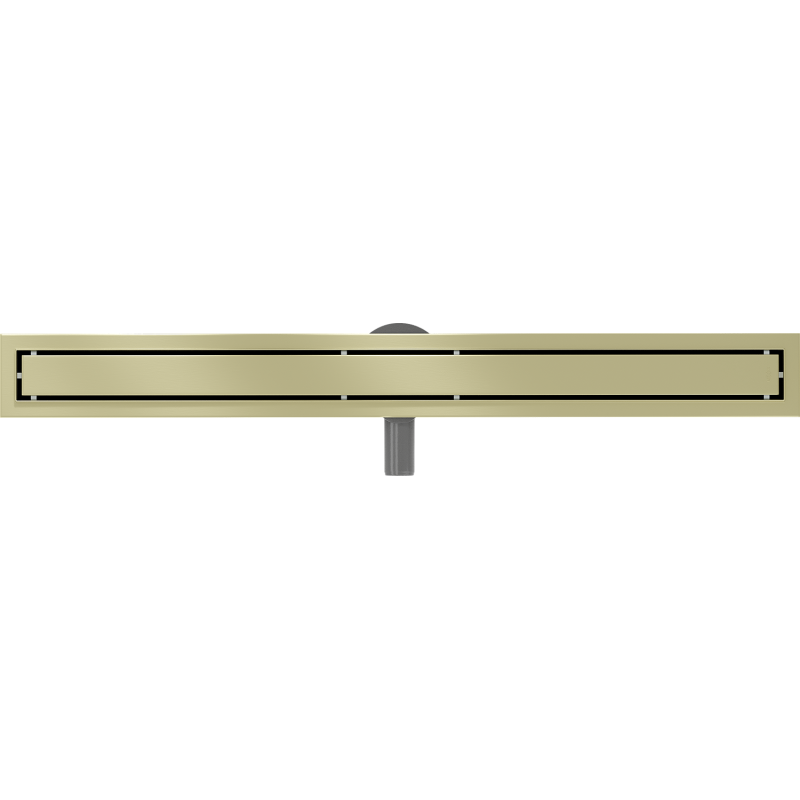 Mexen Flat 360° M13 Drehbarer Linienablauf 2-in-1 100 cm, gebürstet gold - 1A10100-40