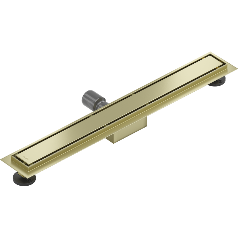 Mexen Flat M13 Linearablauf 2-in-1 70 cm, gebürstetes Gold - 1A10070-15
