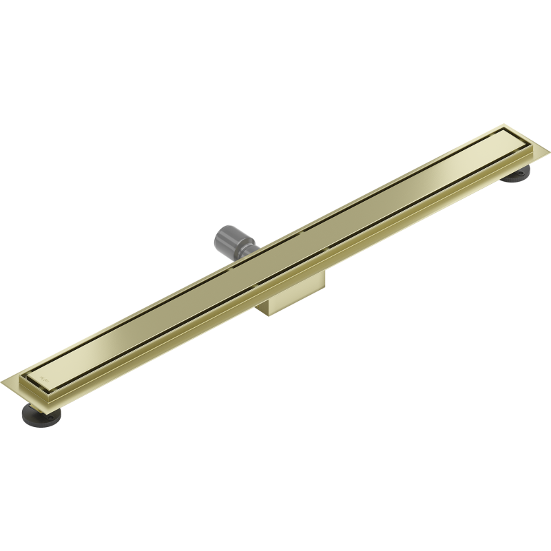 Mexen Flat M13 Linienablauf 2-in-1 80 cm, gebürstetes Gold - 1A10080-15