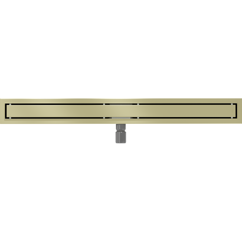 Mexen Flat M13 Linienablauf 2-in-1 80 cm, gebürstetes Gold - 1A10080-15
