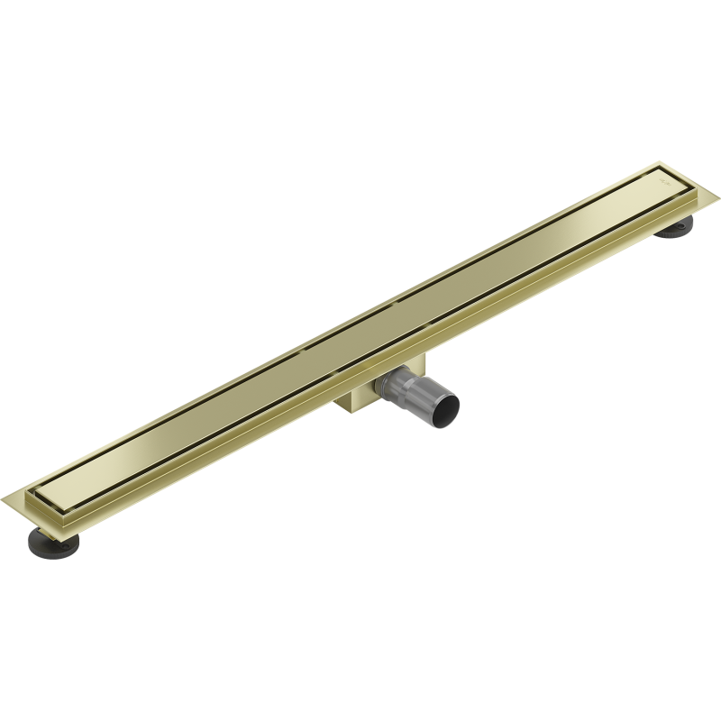 Mexen Flat M13 Linienablauf 2-in-1 100 cm, gebürstetes Gold - 1A10100-15