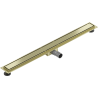 Mexen Flat M13 Linienablauf 2-in-1 100 cm, gebürstetes Gold - 1A10100-15
