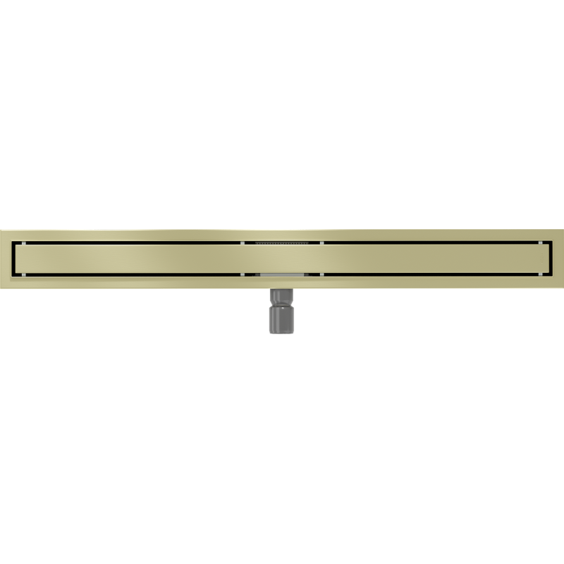 Mexen Flat M13 Linienablauf 2-in-1 100 cm, gebürstetes Gold - 1A10100-15