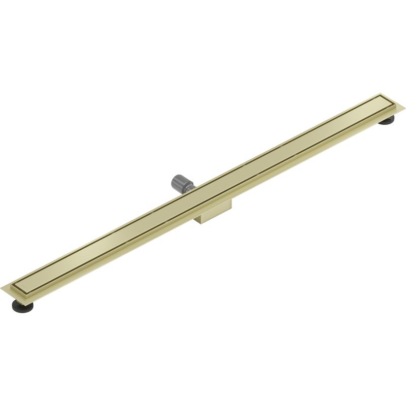 Mexen Flat M13 Linienentwässerung 2-in-1 110 cm, gebürstet gold - 1A10110
