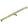 Mexen Flat M13 linearer Ablauf 2in1 120 cm, gebürstetes Gold - 1A10120
