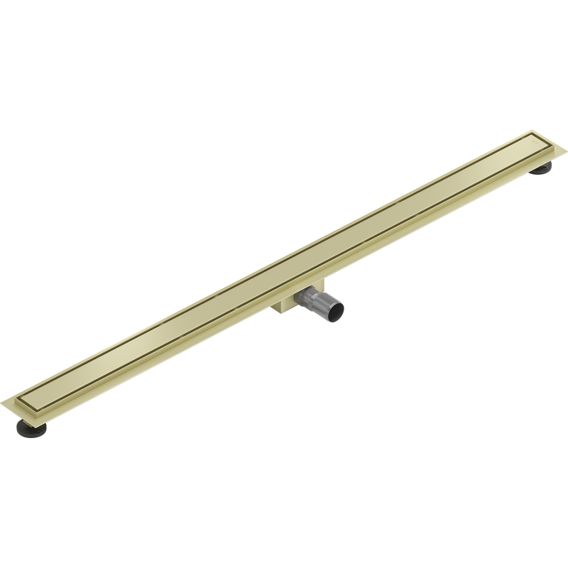 Mexen Flat M13 Linearer Ablauf 2-in-1 150 cm, gold gebürstet - 1A10150