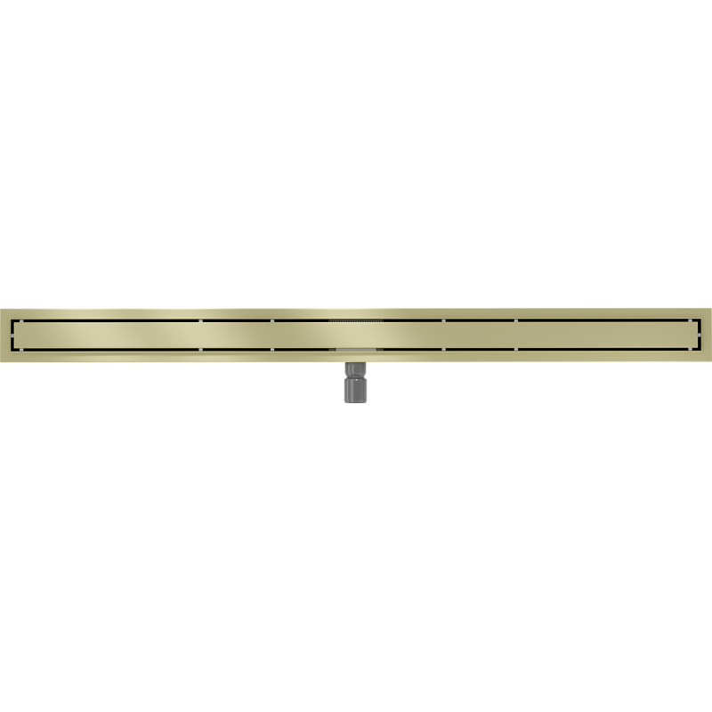 Mexen Flat M13 linearer Abfluss 2 in 1 160 cm, gebürstetes Gold - 1A10160