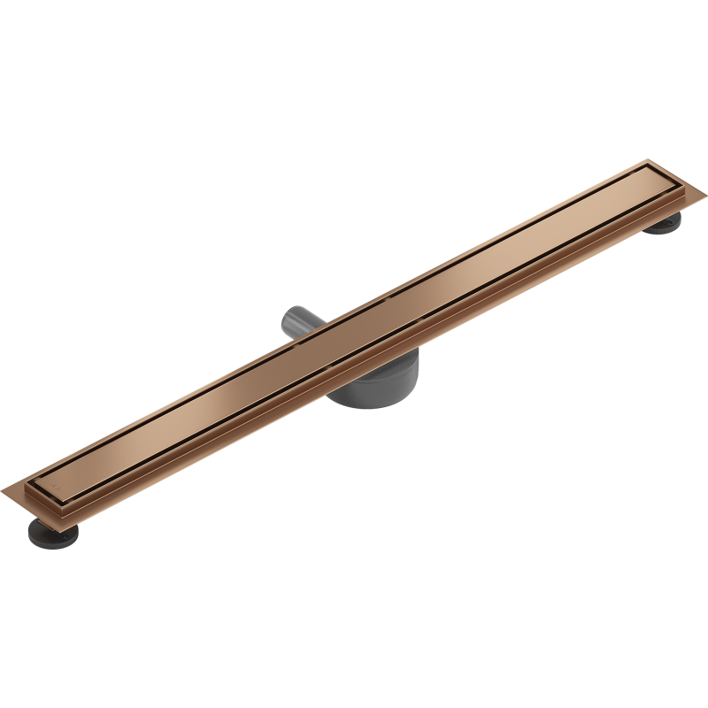 Mexen Flat 360° M13 drehbarer Linienablauf 2-in-1 100 cm, gebürstetes Kupfer - 1C10100-40