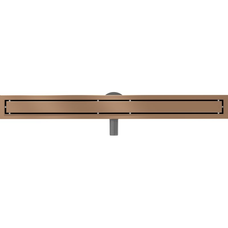 Mexen Flat 360° M13 drehbarer Linienablauf 2-in-1 100 cm, gebürstetes Kupfer - 1C10100-40