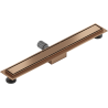 Mexen Flat M13 Linienablauf 2in1 50 cm, gebürstetes Kupfer - 1C10050-15
