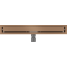 Mexen Flat M13 Linienablauf 2in1 50 cm, gebürstetes Kupfer - 1C10050-15