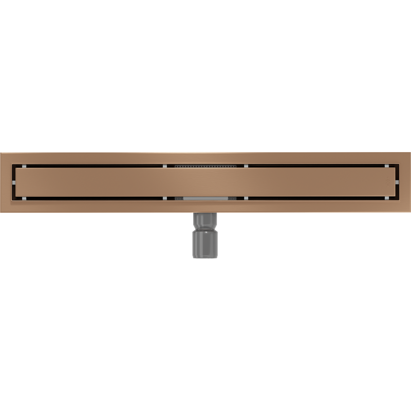 Mexen Flat M13 Linearablauf 2-in-1 60 cm, gebürstetes Kupfer - 1C10060-15