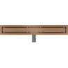 Mexen Flat M13 Linearablauf 2-in-1 60 cm, gebürstetes Kupfer - 1C10060-15