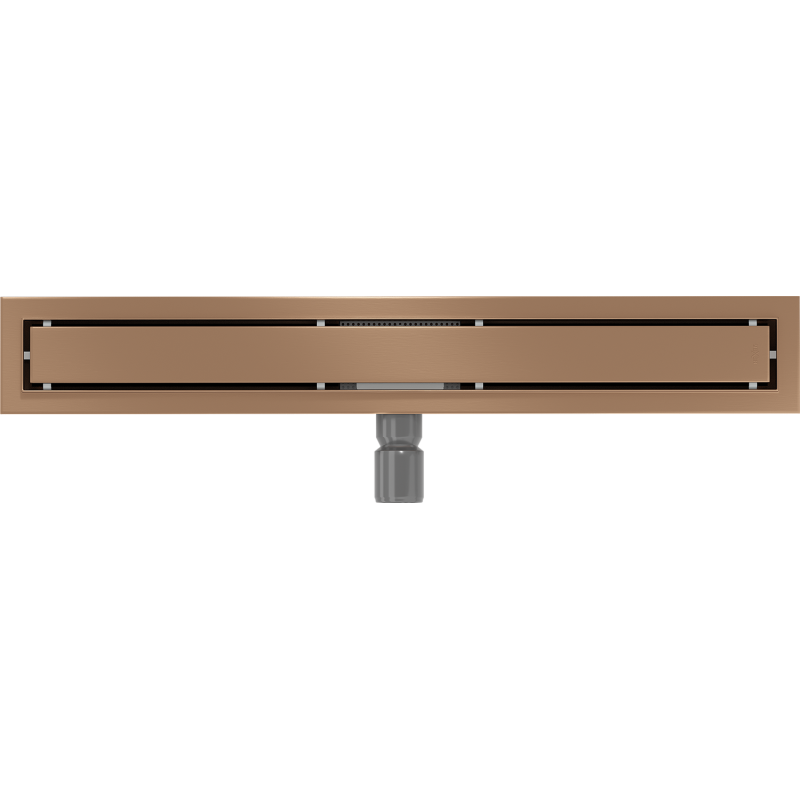 Mexen Flat M13 lineare 2-in-1-Ablauf 70 cm, gebürstetes Kupfer - 1C10070-15