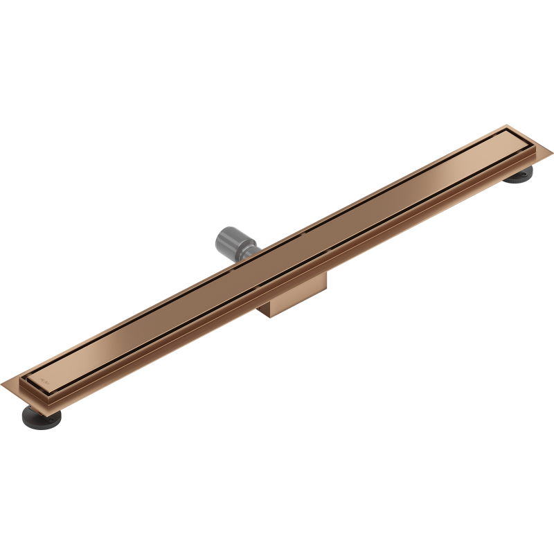 Mexen Flat M13 Linienablauf 2-in-1 80 cm, gebürstetes Kupfer - 1C10080-15