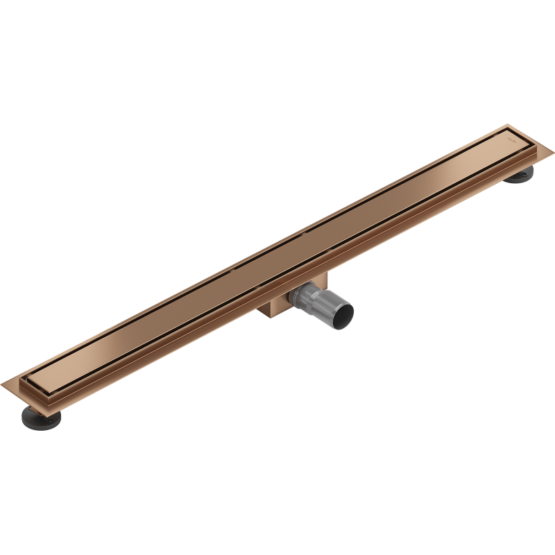 Mexen Flat M13 Linienablauf 2-in-1 80 cm, gebürstetes Kupfer - 1C10080-15