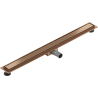 Mexen Flat M13 Linearablauf 2-in-1 90 cm, gebürstetes Kupfer - 1C10090-15