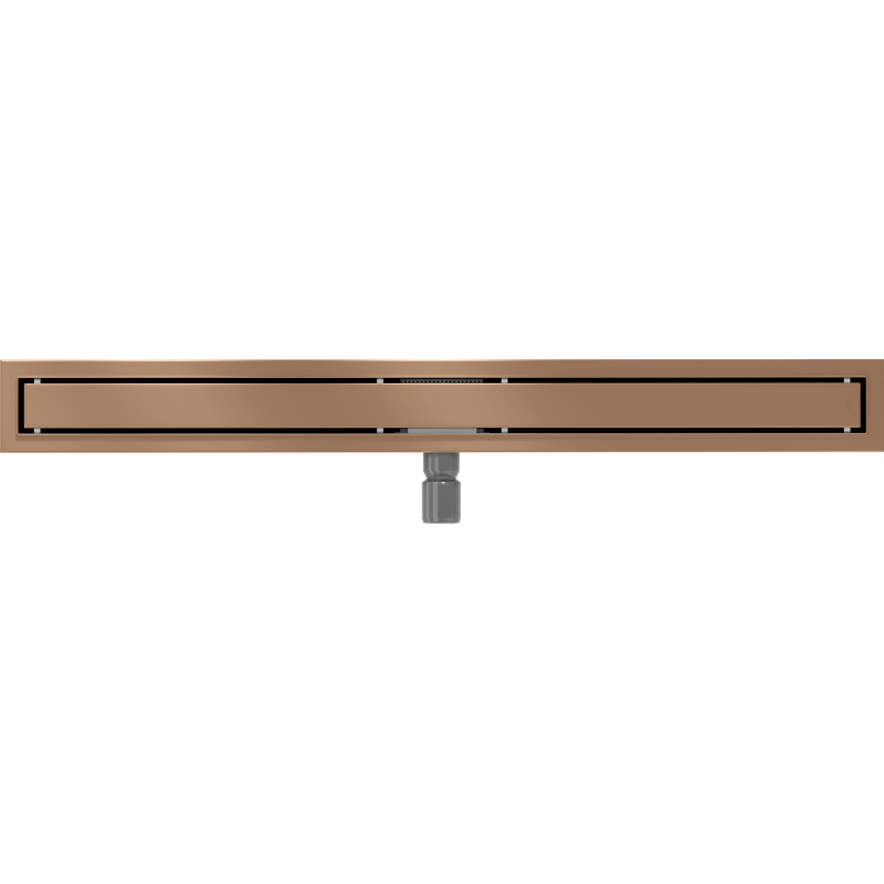 Mexen Flat M13 Linearablauf 2-in-1 90 cm, gebürstetes Kupfer - 1C10090-15