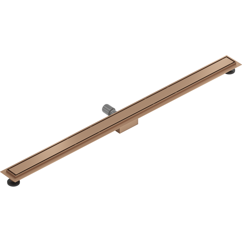 Mexen Flat M13 Linienablauf 2-in-1 120 cm, gebürstetes Kupfer - 1C10120