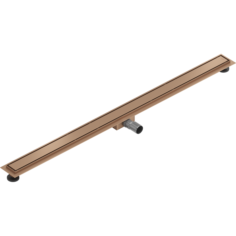 Mexen Flat M13 Linienablauf 2-in-1 120 cm, gebürstetes Kupfer - 1C10120