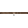 Mexen Flat M13 Linienablauf 2-in-1 120 cm, gebürstetes Kupfer - 1C10120