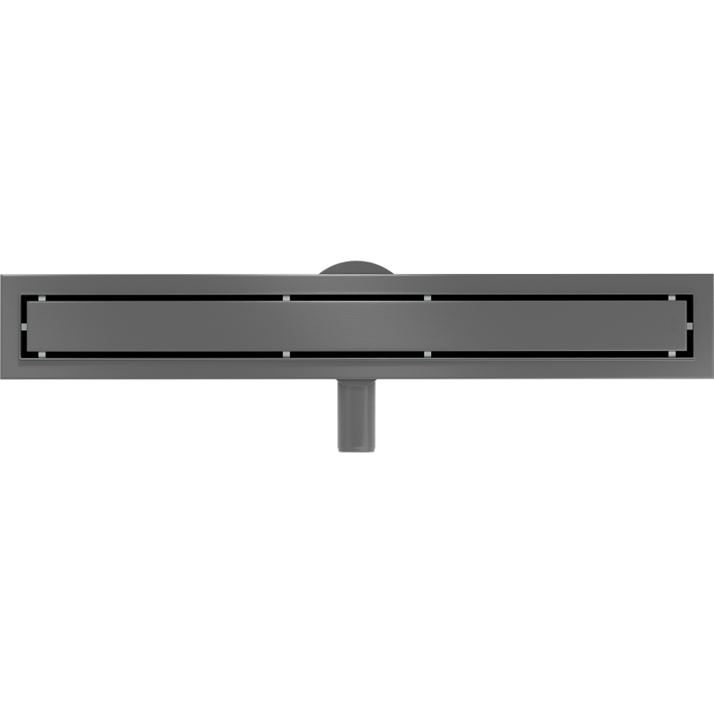 Mexen Flat 360° M13 Drehbarer Linienablauf 2-in-1 50 cm, gebürstetes Gun Gray - 1E10050-40