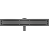 Mexen Flat 360° M13 Drehbarer Linienablauf 2-in-1 50 cm, gebürstetes Gun Gray - 1E10050-40
