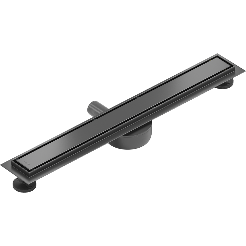 Mexen Flat 360° M13 drehbarer Linienablauf 2-in-1 60 cm, Gun Gray gebürstet - 1E10060-40