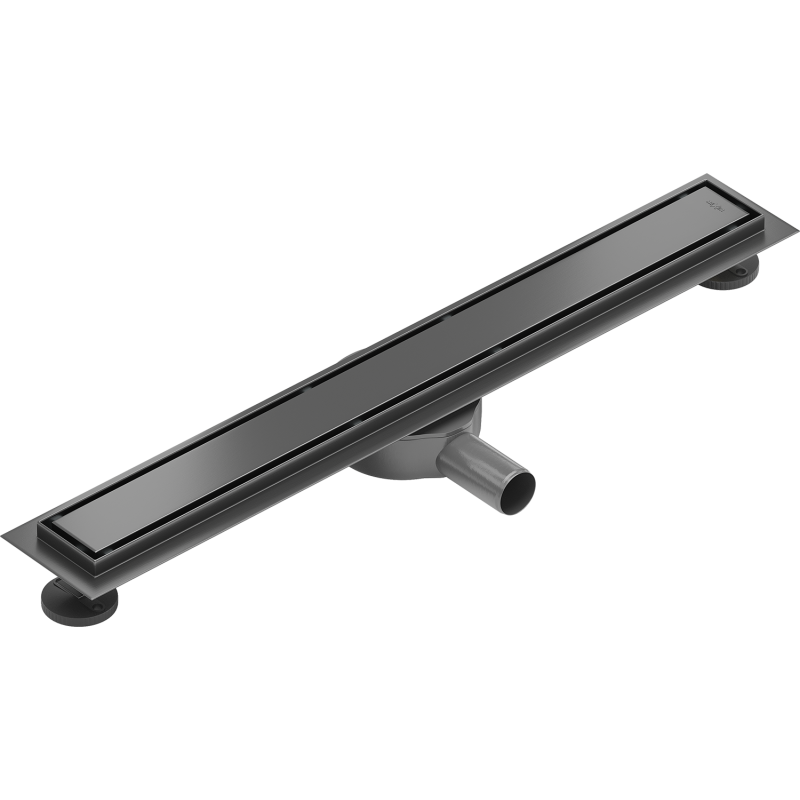 Mexen Flat 360° M13 drehbarer Linienablauf 2-in-1 60 cm, Gun Gray gebürstet - 1E10060-40