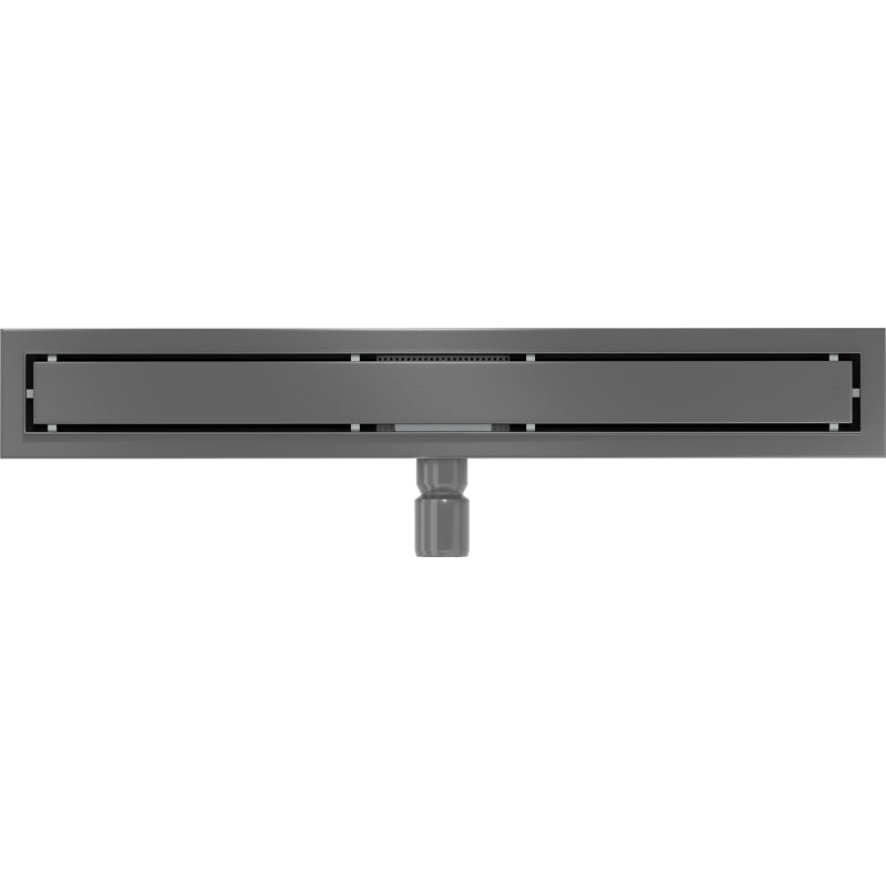Mexen Flat M13 Linienablauf 2-in-1 50 cm, gebürstetes Gun Grau - 1E10050-15