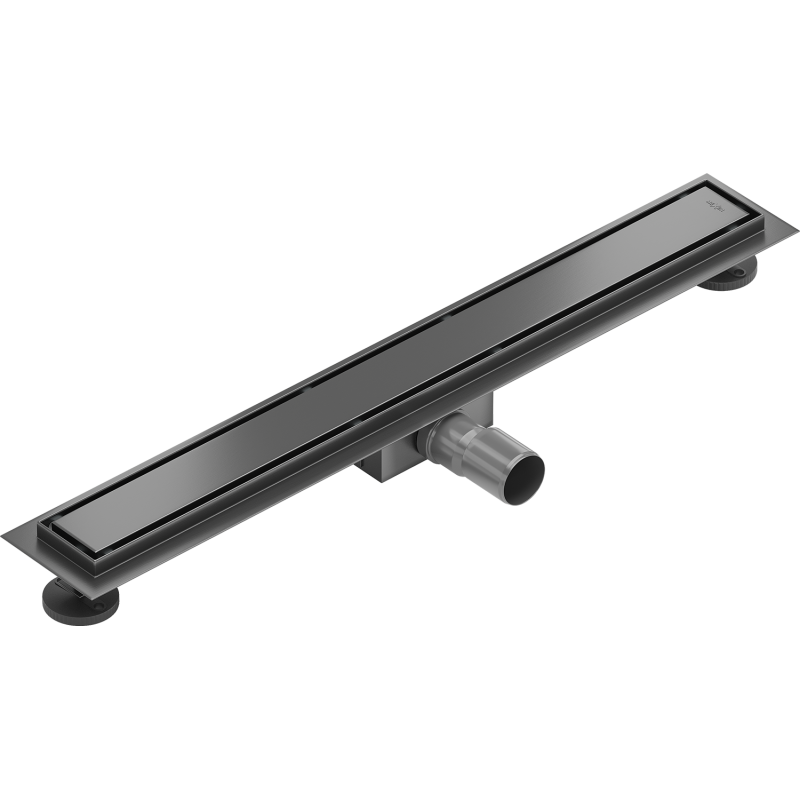 Mexen Flat M13 Linienbodenablauf 2in1 60 cm, gebürstetes Gun Gray - 1E10060-15