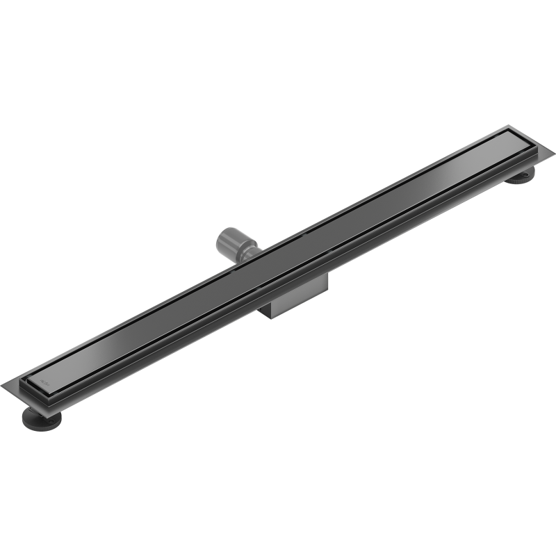 Mexen Flat M13 linearer Abfluss 2-in-1 100 cm, gebürstetes Gun Gray - 1E10100-15